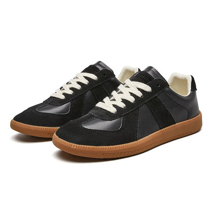 Herren Sneaker mit Leder & Wildleder | Komfortable Schnürer für Alltag & Freizeit