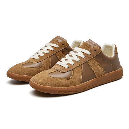 Herren Sneaker mit Leder & Wildleder | Komfortable Schnürer für Alltag & Freizeit