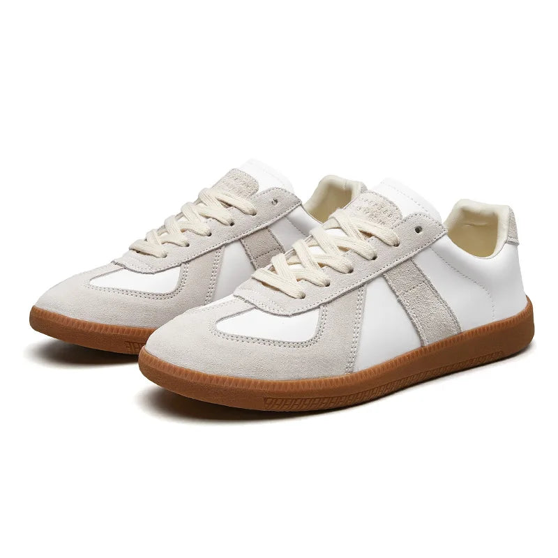 Herren Sneaker mit Leder & Wildleder | Komfortable Schnürer für Alltag & Freizeit