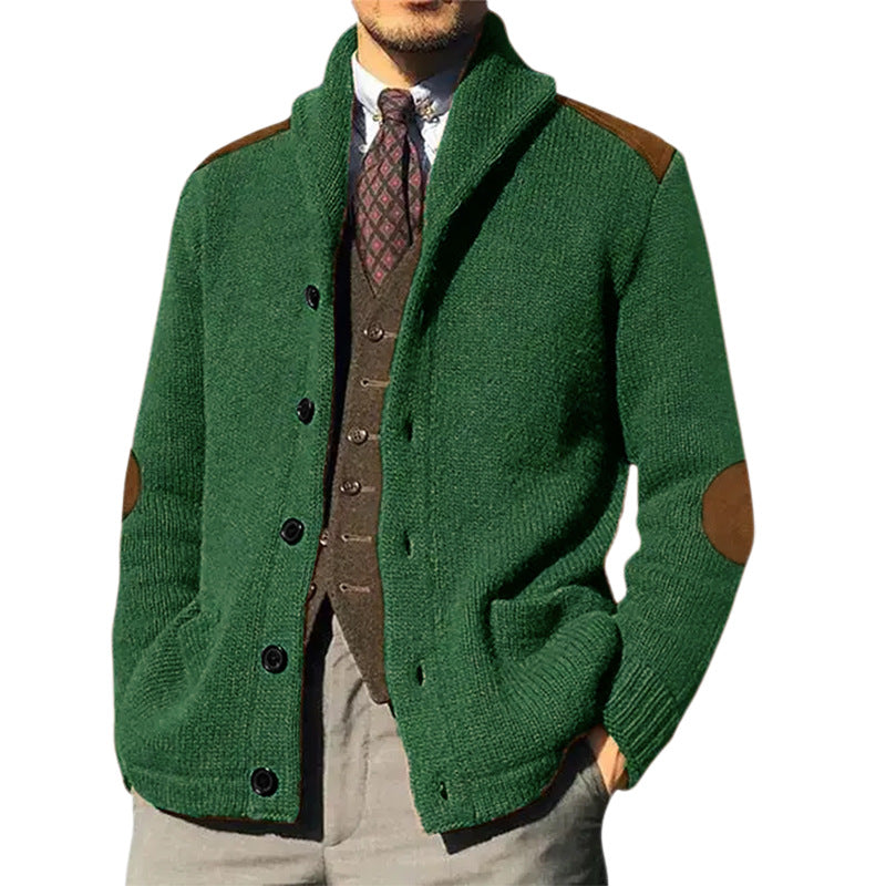 Herren Strickjacke | Klassischer Schalkragen & Elegante Details | Stilvoll & Bequem