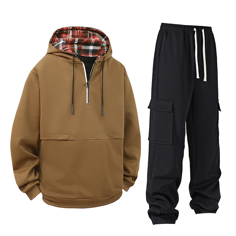 Herren Hoodie Set | Modernes Freizeitset mit Cargo Hose für maximalen Komfort