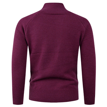 Herren Strickcardigan | Moderner Stehkragen & Knopfverschluss für Stil & Komfort