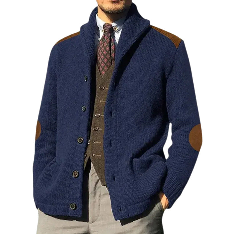 Herren Strickjacke | Klassischer Schalkragen & Elegante Details | Stilvoll & Bequem