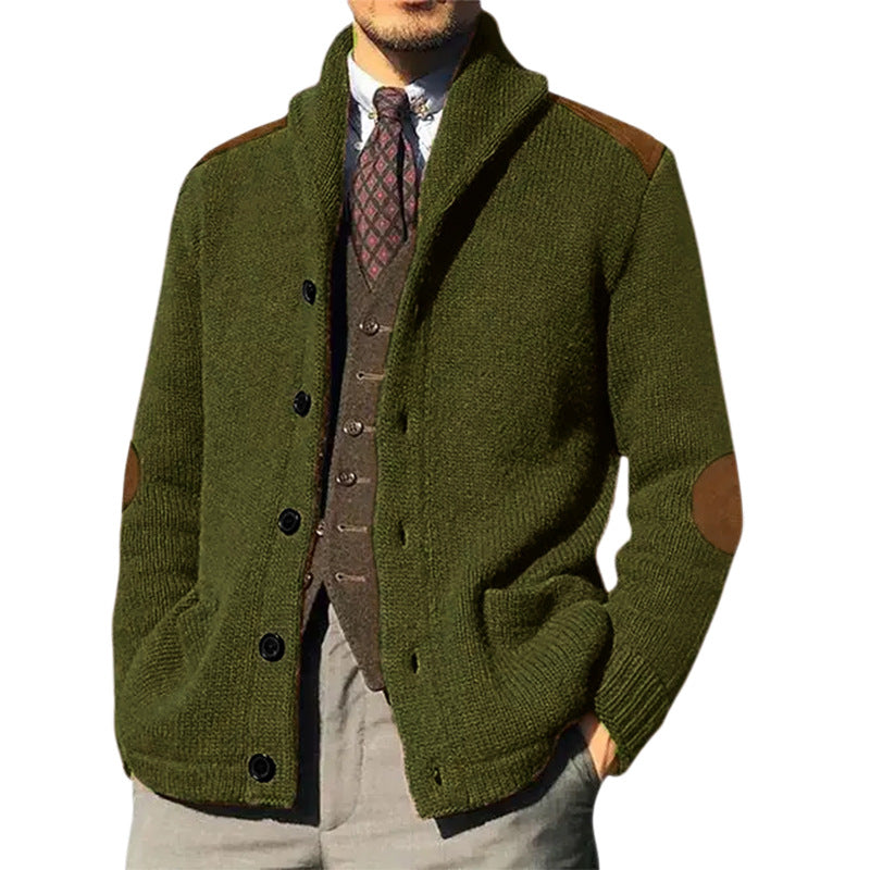 Herren Strickjacke | Klassischer Schalkragen & Elegante Details | Stilvoll & Bequem