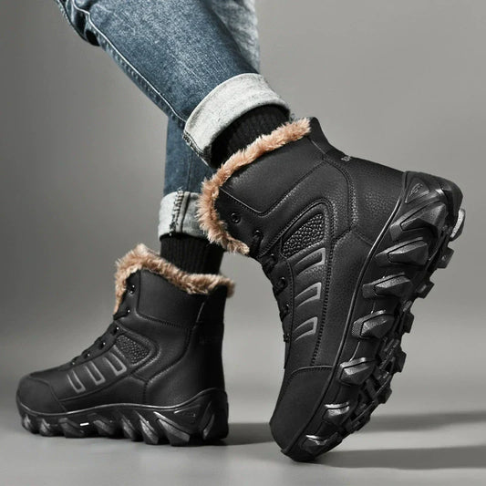 Gerard | Herren Winterstiefel mit Warmfutter, rutschfester Sohle & moderner Schnürung