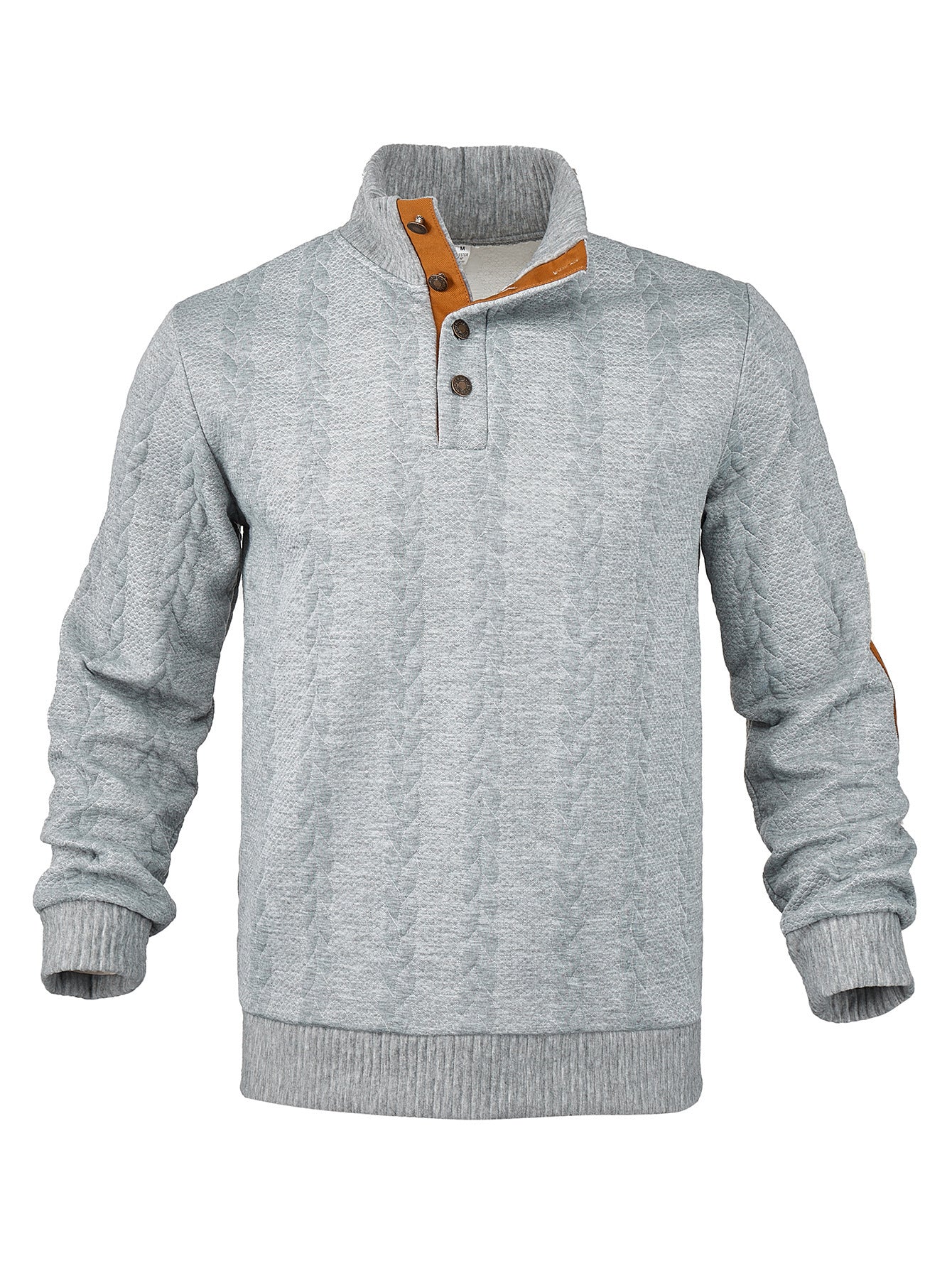 Strickpullover Herren | Hoher Kragen mit Muster für stilvollen Look