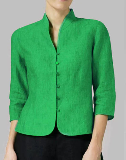 Taillierte Kurzjacke mit Stehkragen – Modern, Elegant & Vielseitig