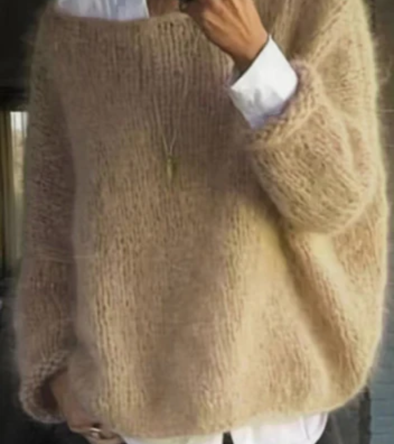 Silwenne | Damen Oversize Strickpullover – Weicher & Gemütlicher Winterpullover für Alltag & Freizeit