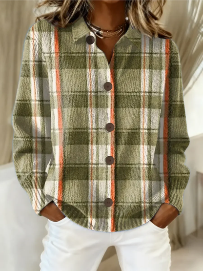Damen Flanellbluse | Warme Karobluse aus weichem Flanell für die kühle Jahreszeit