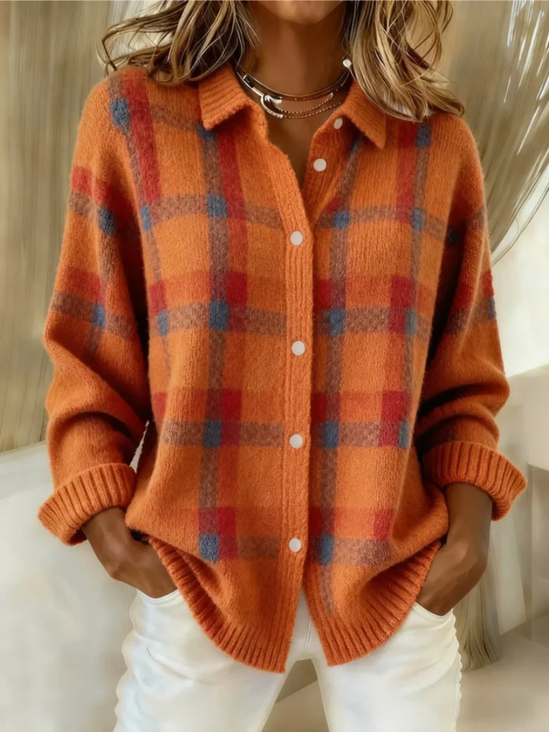 Damen Flanellbluse | Warme Karobluse aus weichem Flanell für die kühle Jahreszeit