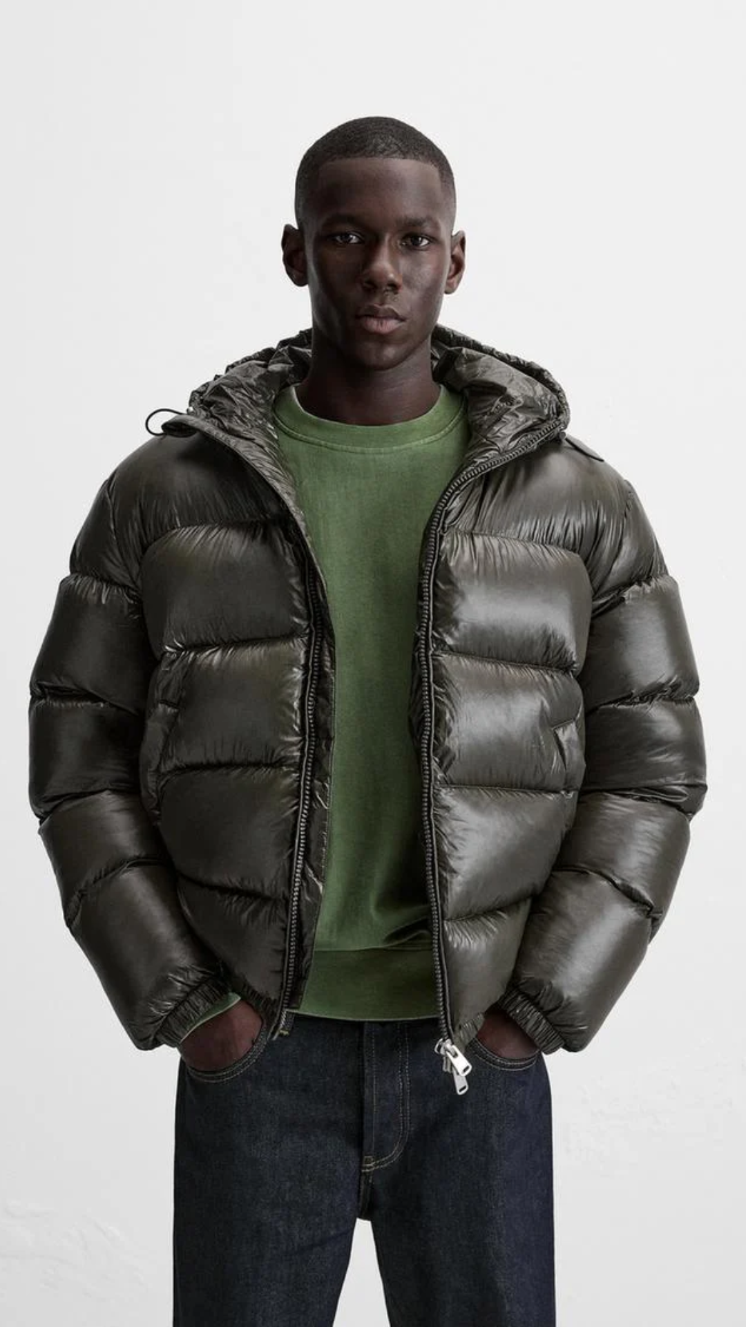 Herren Daunenjacke mit Kapuze | Leicht & Warm für Wintertage