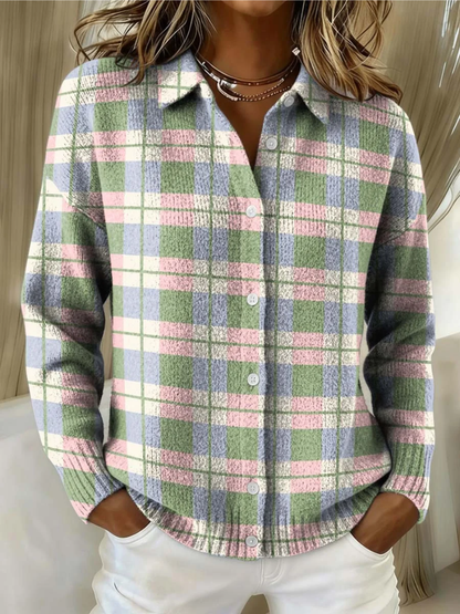 Damen Flanellbluse | Warme Karobluse aus weichem Flanell für die kühle Jahreszeit