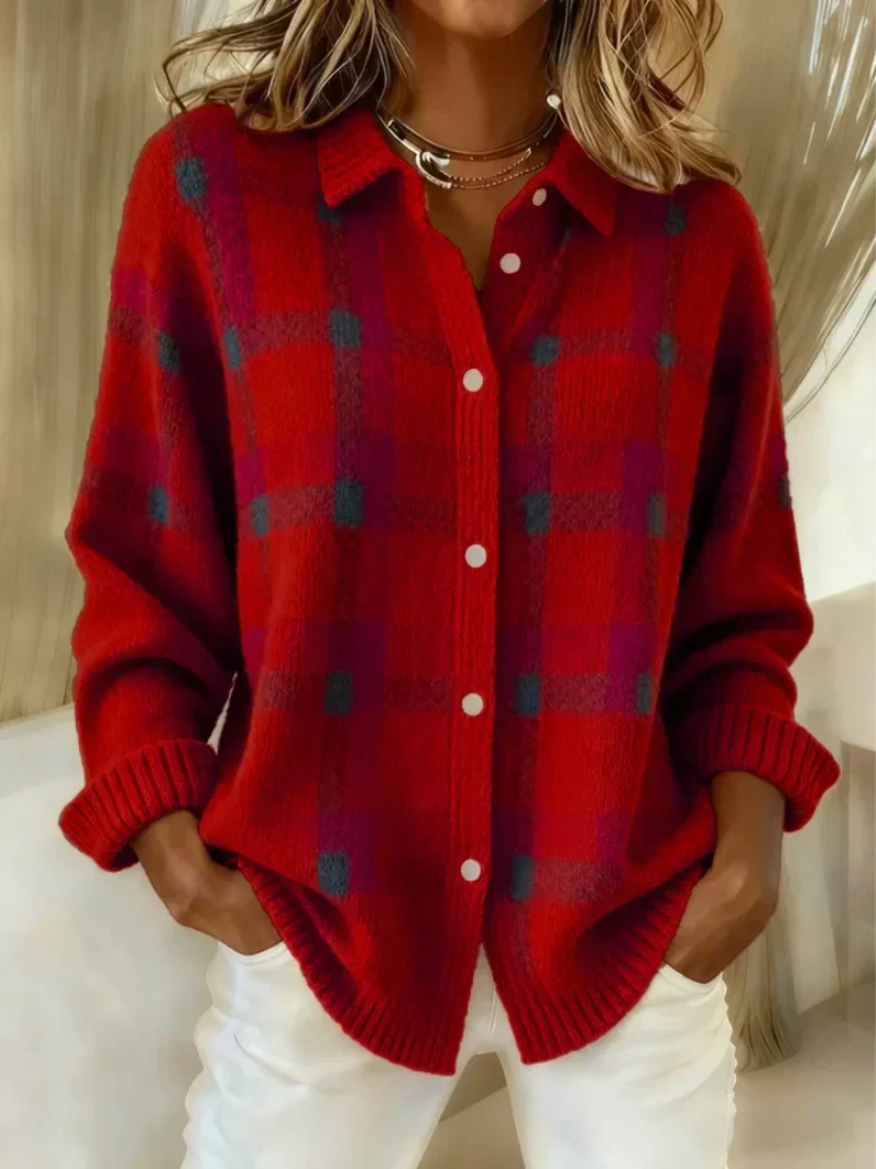 Damen Flanellbluse | Warme Karobluse aus weichem Flanell für die kühle Jahreszeit
