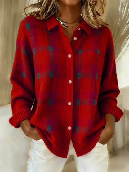 Damen Flanellbluse | Warme Karobluse aus weichem Flanell für die kühle Jahreszeit