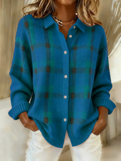 Damen Flanellbluse | Warme Karobluse aus weichem Flanell für die kühle Jahreszeit