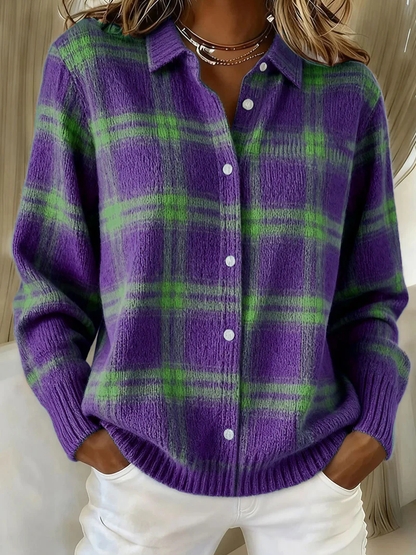 Damen Flanellbluse | Warme Karobluse aus weichem Flanell für die kühle Jahreszeit