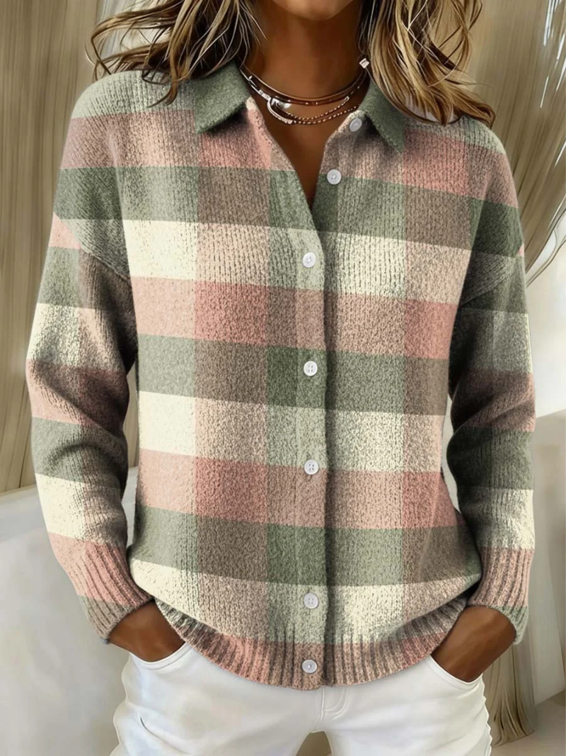 Damen Flanellbluse | Warme Karobluse aus weichem Flanell für die kühle Jahreszeit