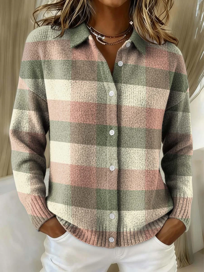 Damen Flanellbluse | Warme Karobluse aus weichem Flanell für die kühle Jahreszeit