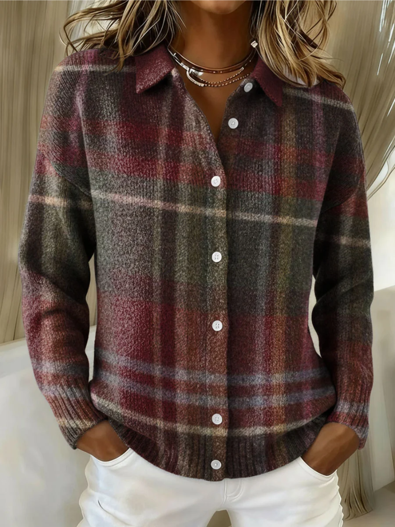 Damen Flanellbluse | Warme Karobluse aus weichem Flanell für die kühle Jahreszeit
