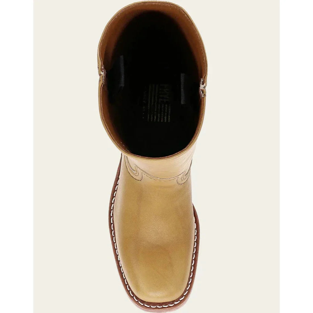 Lulu | Elegante Damen-Stiefel mit eckiger Spitze – Hoher Schaft & stabiler Absatz