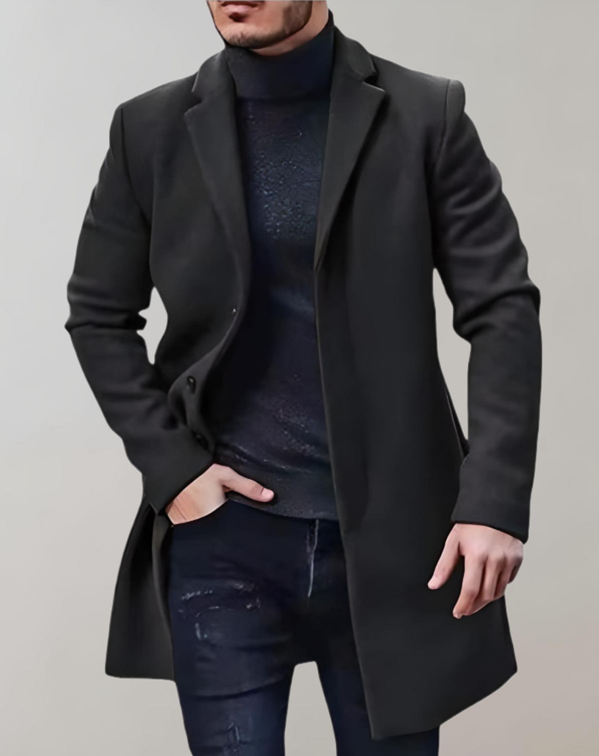 Klassischer Herrenmantel | Eleganz & Komfort für stilbewusste Männer
