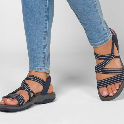 Lola | Damen Sommer-Sandalen mit Riemen & robuster Sohle – Stylisch, Bequem & Alltagstauglich
