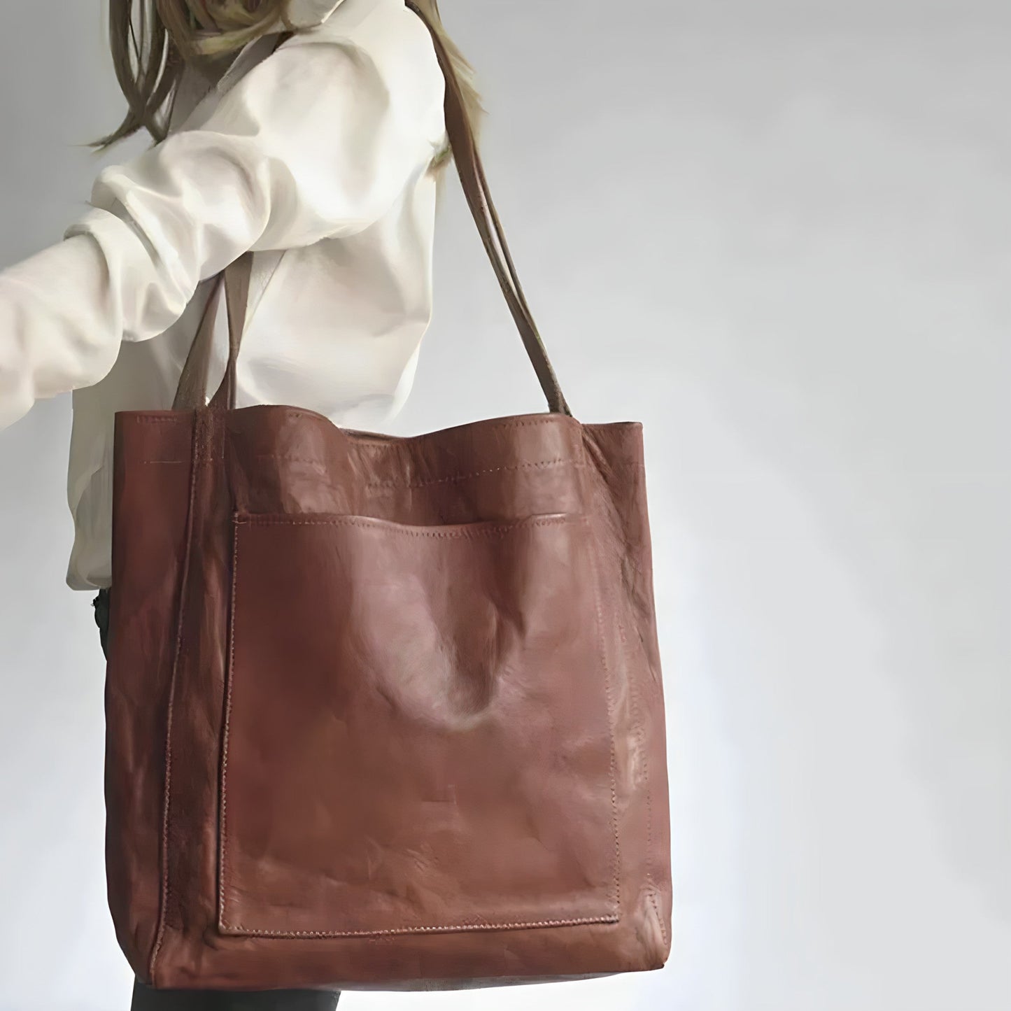 Sorwina | Elegante Damen Schultertasche in Lederoptik – Große Handtasche für Alltag, Büro & Freizeit mit Hochwertigem Design