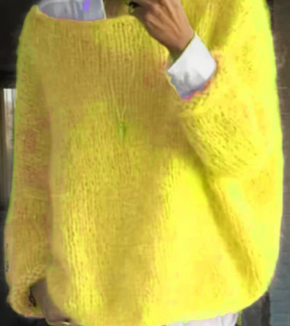 Silwenne | Damen Oversize Strickpullover – Weicher & Gemütlicher Winterpullover für Alltag & Freizeit