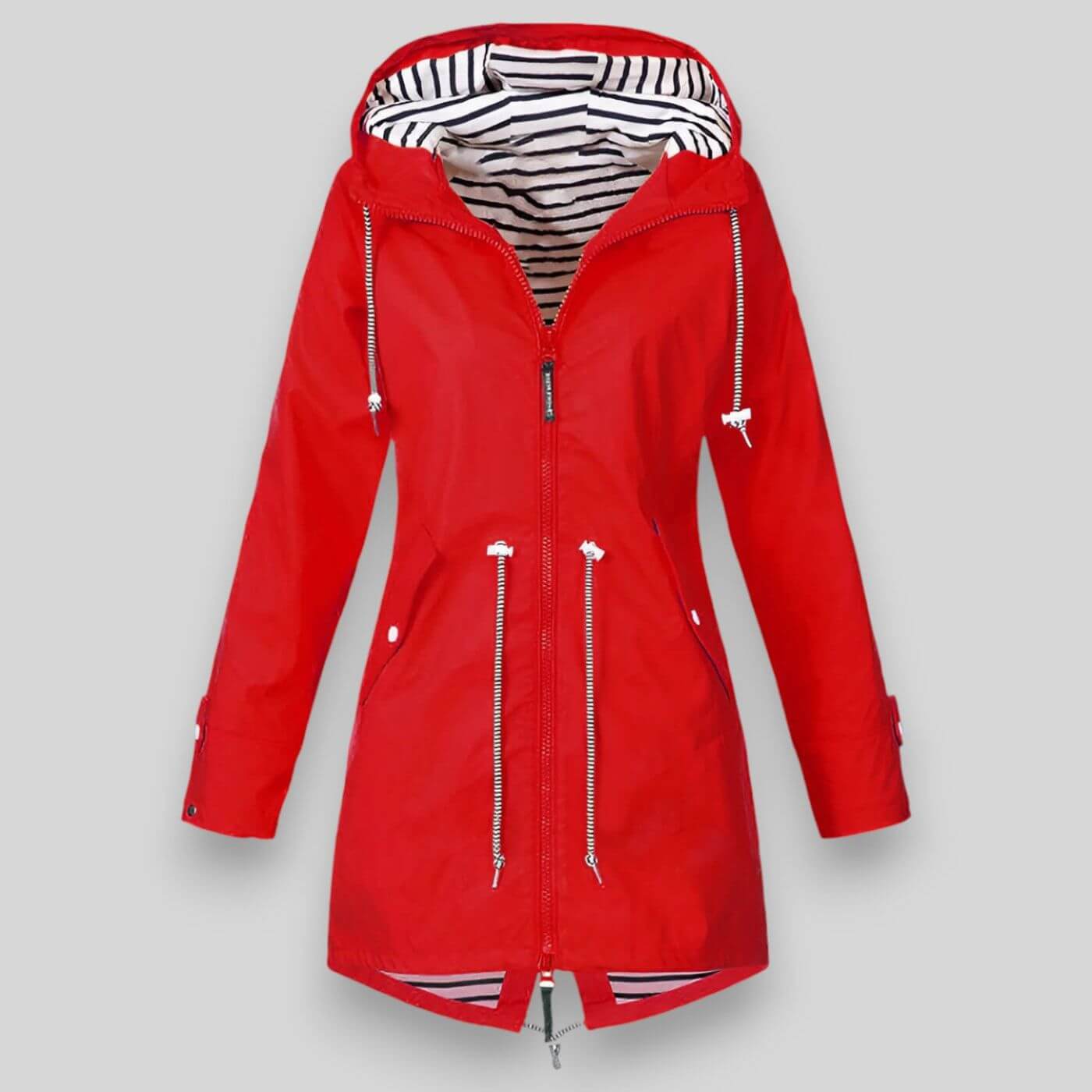 Leichte Damenregenjacke mit Kapuze | Schutz & Stil für Regentage