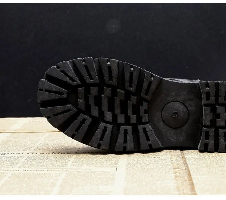 Rolande | Damen Schnürstiefeletten Schwarz, Leder-Optik mit Warmfutter & Rutschfester Profilsohle