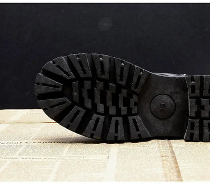 Rolande | Damen Schnürstiefeletten Schwarz, Leder-Optik mit Warmfutter & Rutschfester Profilsohle