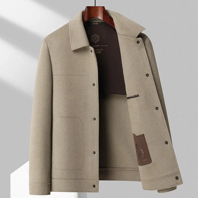 Klassische Strukturierte Herren Übergangsjacke – Stilvoll, Vielseitig & Alltagstauglich