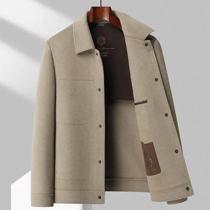 Klassische Strukturierte Herren Übergangsjacke – Stilvoll, Vielseitig & Alltagstauglich