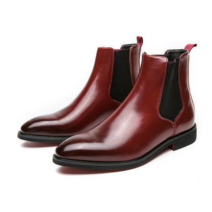 Northam | Herren Chelsea Slip-On Ankle Boots mit roter Sohle & Klassischem Design
