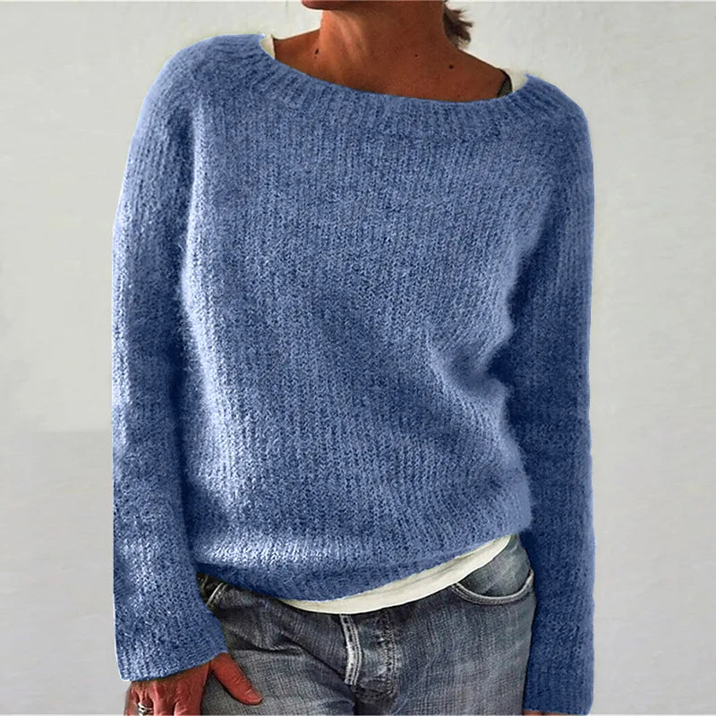 Warmer Norweger Pullover Damen Rundhals | Klassischer Strick für Winter & Alltag