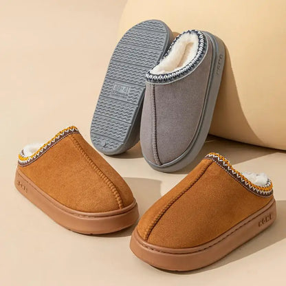 Seraphina-Rose | Damen Winter Hausschuhe Mules mit weichem Futter & Anti-Rutsch Sohle