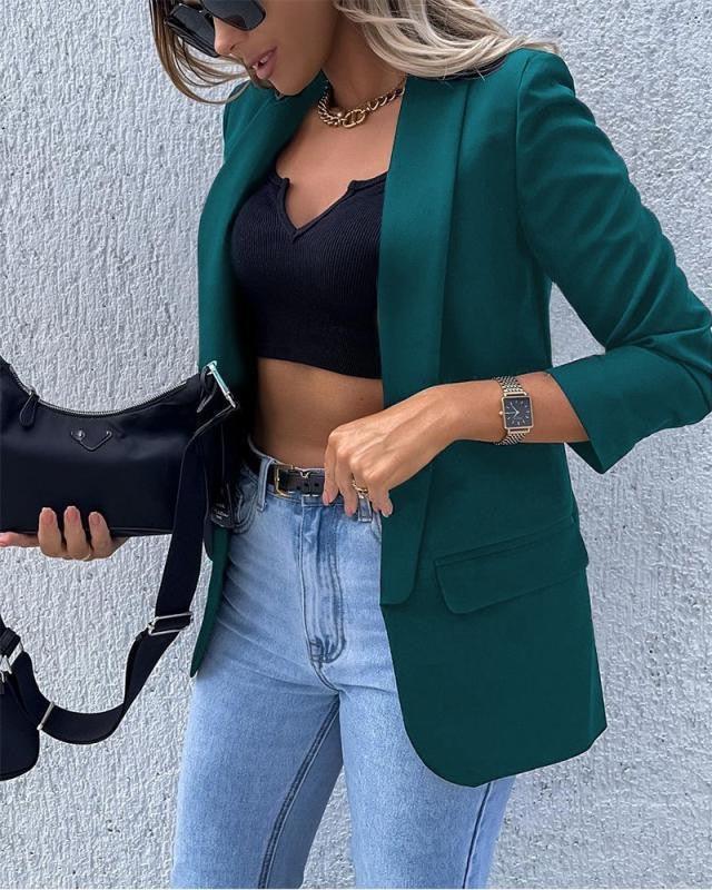 Taillierter Blazer mit offener Front – Elegant, Modern & Vielseitig