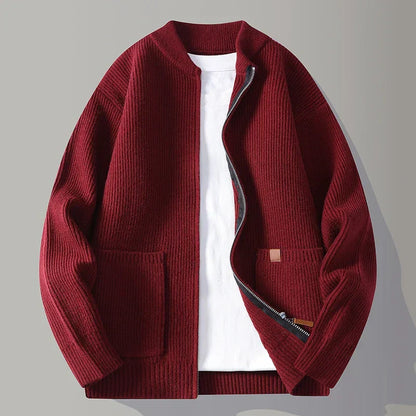 Herren Strickjacke mit Modernem Reißverschluss | Stilvoll, bequem und vielseitig