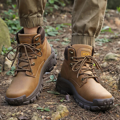Halston | Herren High-Top Outdoor Boots Rutschfest & Robust für Wandern & Arbeit