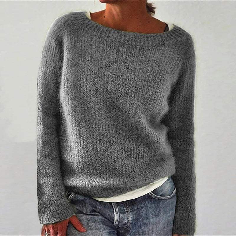 Warmer Norweger Pullover Damen Rundhals | Klassischer Strick für Winter & Alltag