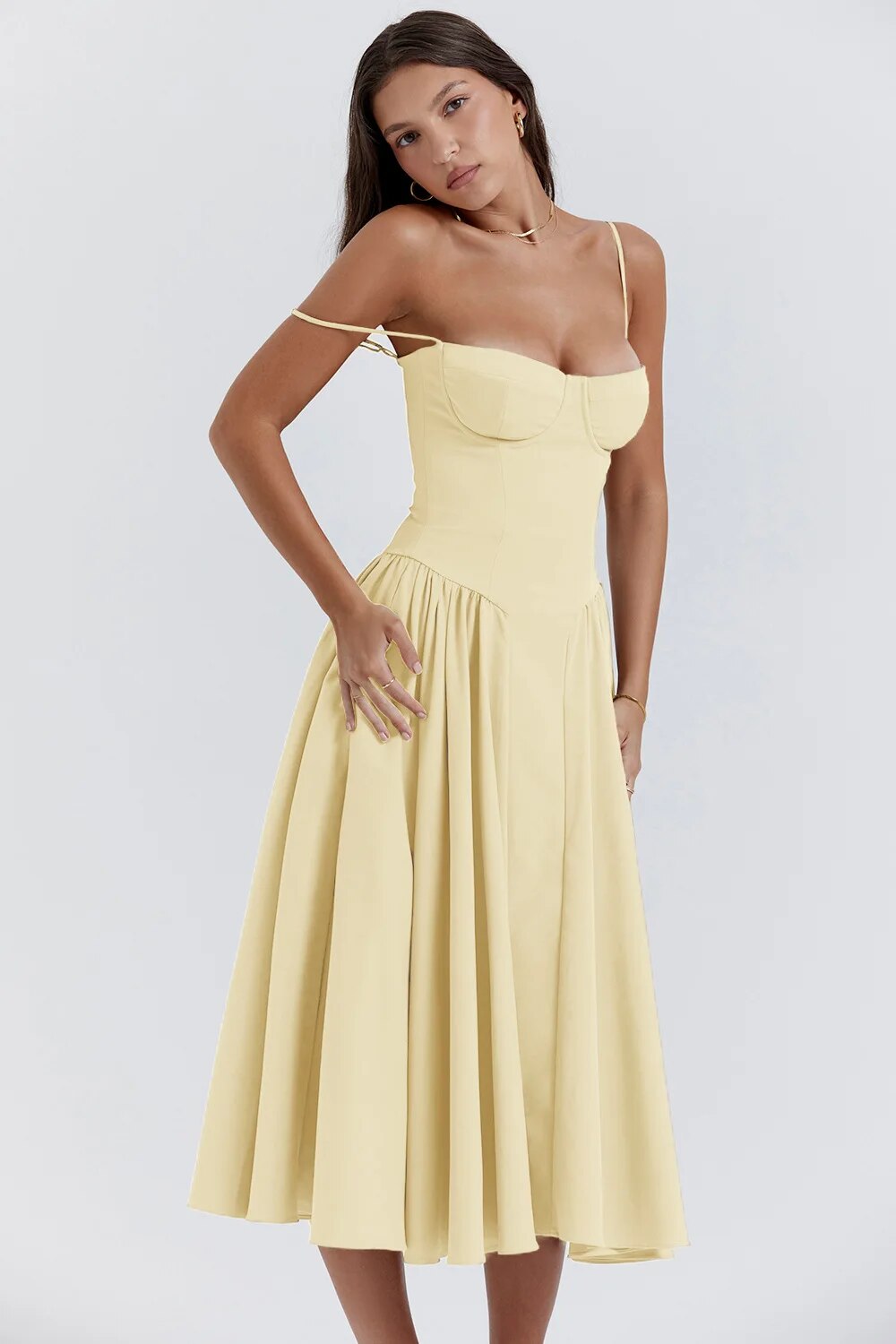 Damen Midikleid mit Taschen – Sommerlich, Lässig & Stilvoll