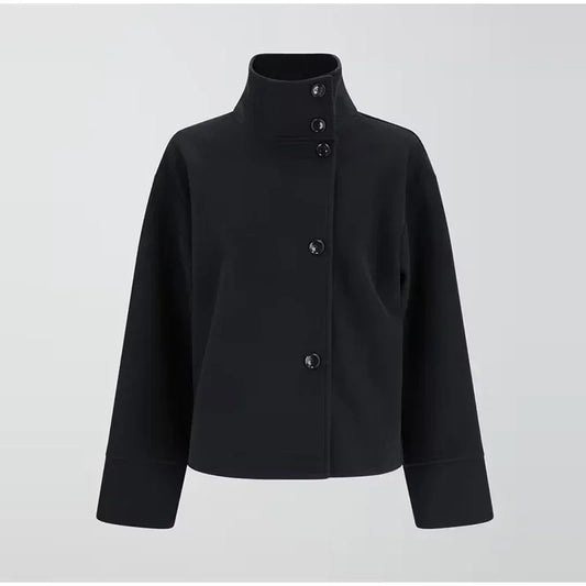 Damen Kurzjacke mit Stehkragen | Elegant & Minimalistisch