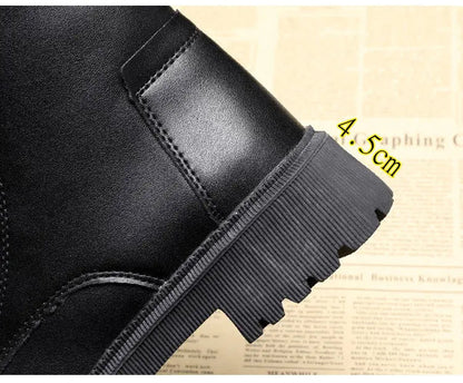 Rolande | Damen Schnürstiefeletten Schwarz, Leder-Optik mit Warmfutter & Rutschfester Profilsohle