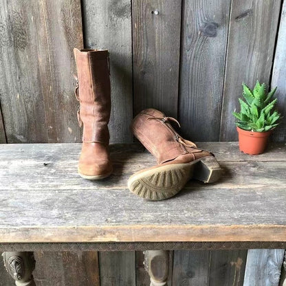 Leder Damenstiefel mit Reißverschluss | Stilvoller Komfort für Herbst & Winter