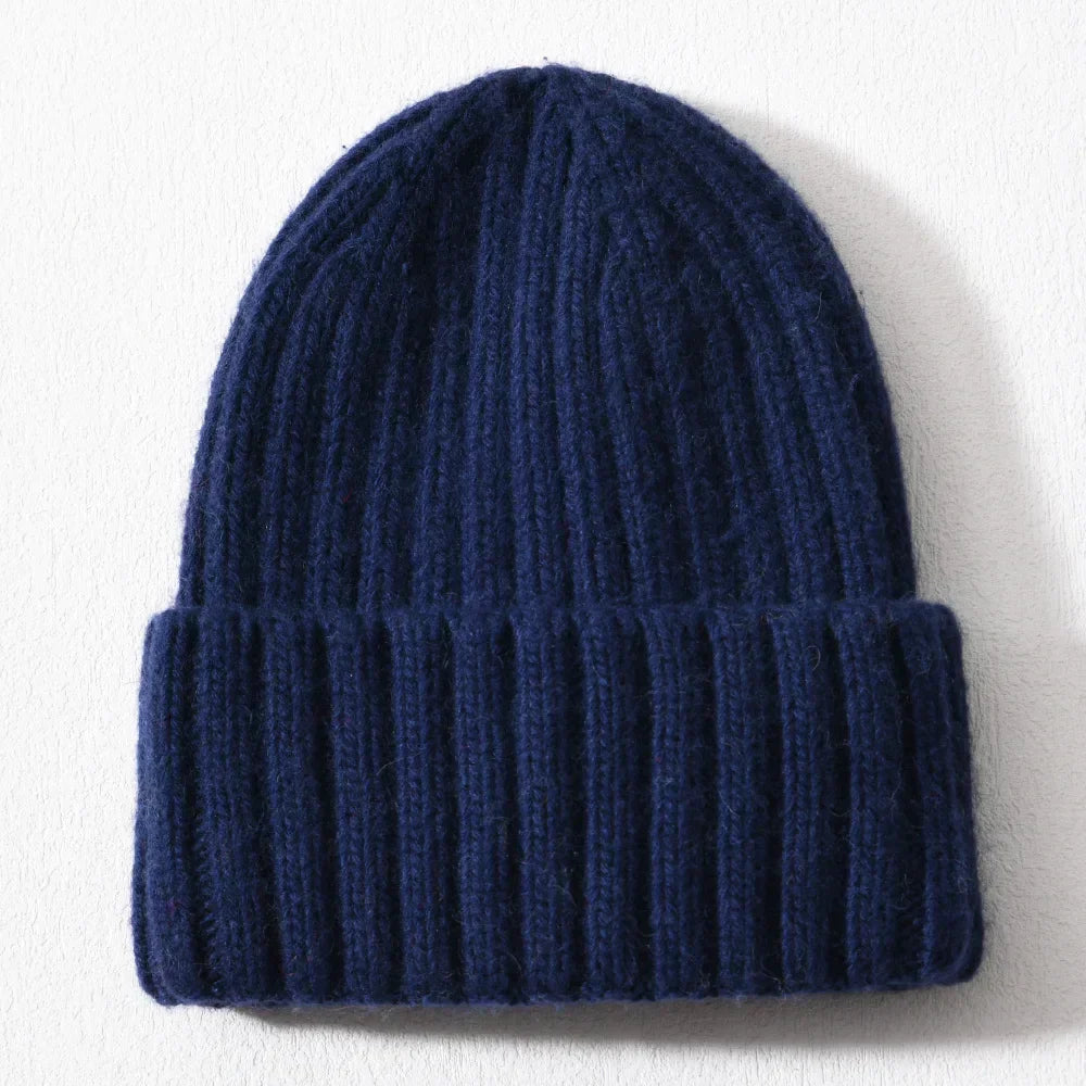 Gerippte Strickmütze Unisex | Stylisch warm durch Herbst & Winter