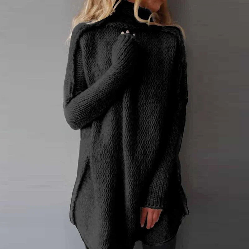 Damen Strickpullover mit Rollkragen | Warm, Weich & Lässig für den Winter