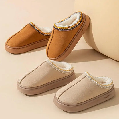 Seraphina-Rose | Damen Winter Hausschuhe Mules mit weichem Futter & Anti-Rutsch Sohle
