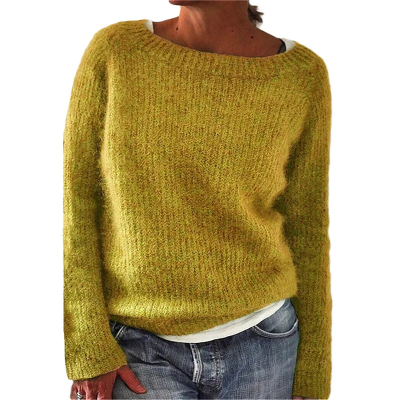 Warmer Norweger Pullover Damen Rundhals | Klassischer Strick für Winter & Alltag