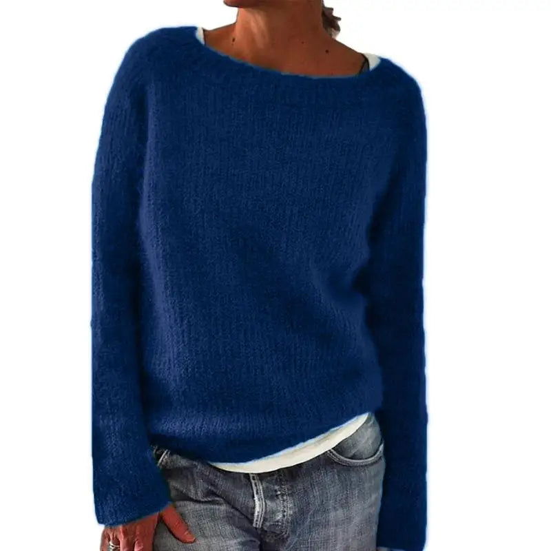 Warmer Norweger Pullover Damen Rundhals | Klassischer Strick für Winter & Alltag