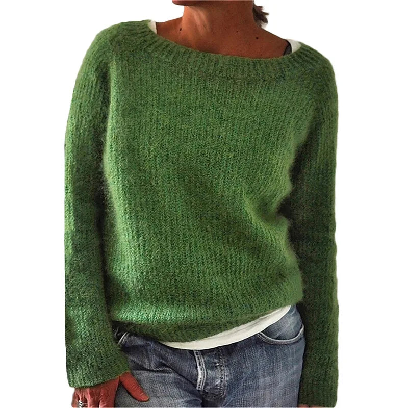 Warmer Norweger Pullover Damen Rundhals | Klassischer Strick für Winter & Alltag